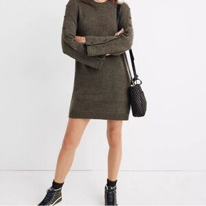 Madewell Button-sleeve Knit dress